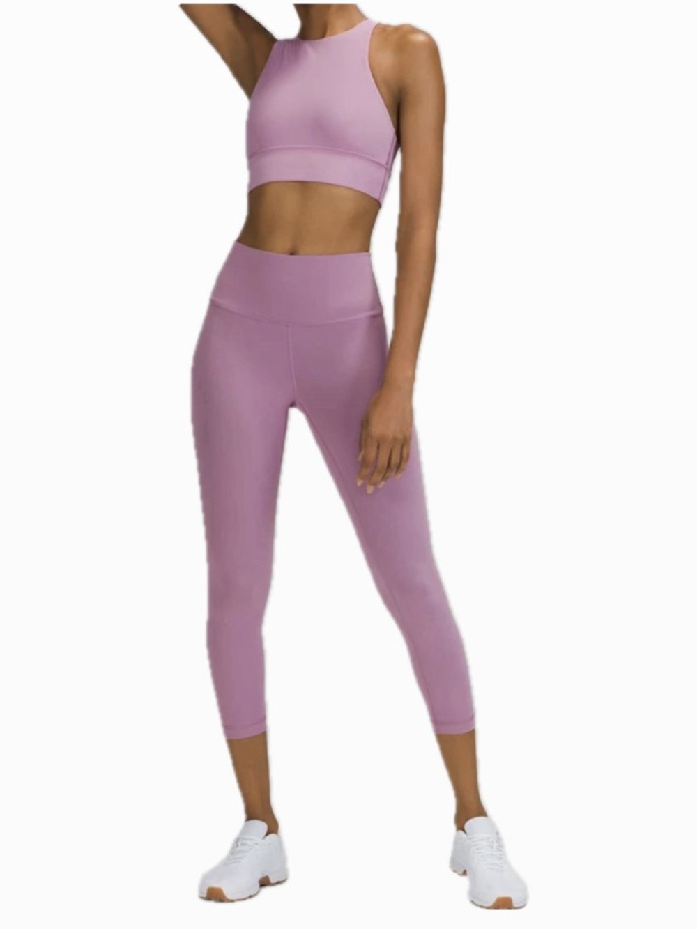 LULULEMON ENERGY HIGH-NECK LONGLINE BRA MEDIUM SUPPORT B-D